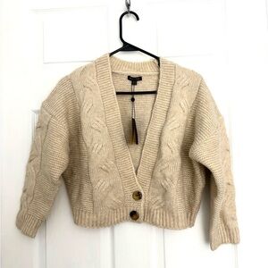 NWT Mossimo Dutti beige cardigan